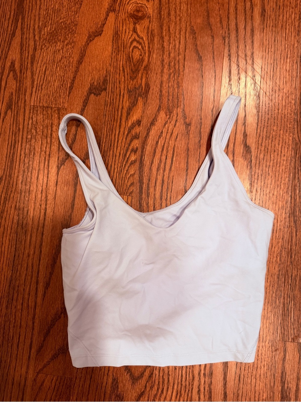 lululemon athletica Light Lavender Scoop-Neck Crop Tank
